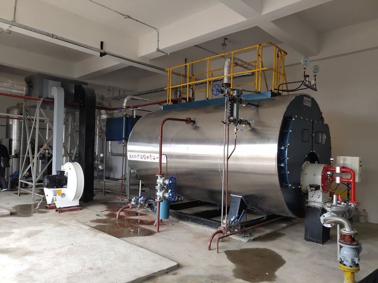 Installation de chaudière industrielle